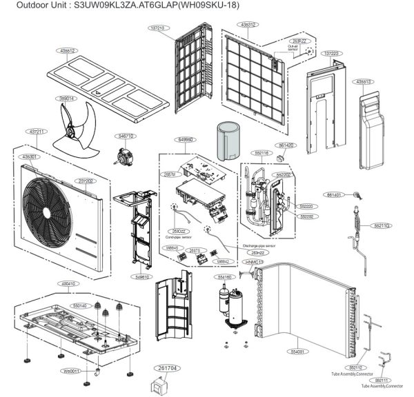 LG Base assembly, outdoor - Image 2