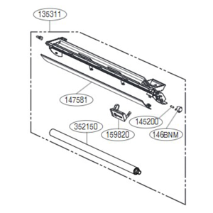 LG Hose assembly, drain