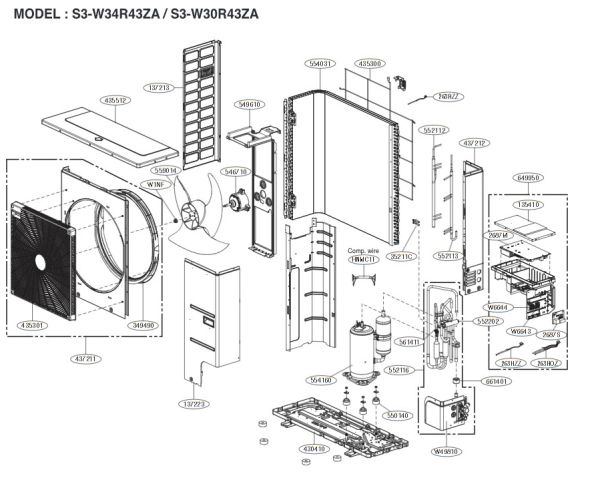 LG Base assembly, outdoor - Image 2