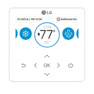 LG DELUXE WALL CONTROLLER INCL. 10M CABLE